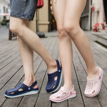 2020 Karšto Parduoti Prekės ženklą, Užkemša Moterų Sandalai, Šlepetės, Rožinės Batų EVA Lengvas Sandles Unisex Spalvingi Bateliai Vasaros Paplūdimio Mens
