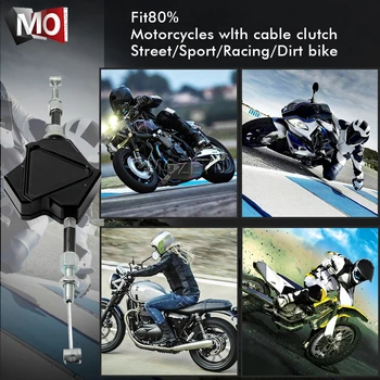 Motociklo CNC Stunt Sankabos Svirtį Lengvai Traukti Kabelių Sistema Suzuki RM RMZ RMX DRZ DR 85 125 250 400 450 S SM R SB