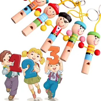 Kūdikių Žaislų Muzikos Instrumentas Vaikams, Mediniai Mini Švilpukas Piratai Vystymosi Muzikiniai Žaislai Dovana Kūdikio Gimtadienio atsitiktinis stilius