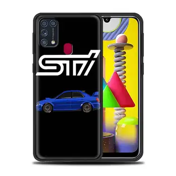 Subaru WRX Sti Logotipą, Telefono dėklas, skirtas Samsung Galaxy M51 M31s M21 M11 M10s M20 M30s M40 A7 A9 2018 TPU Soft Shell Padengti Rubisafe