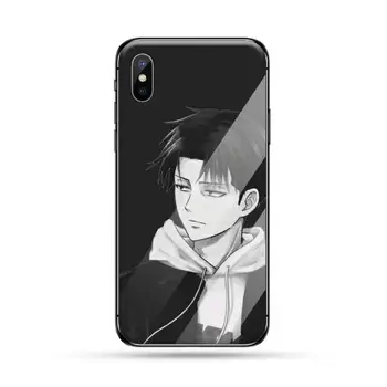 Anime, Japonų atakos Titan Telefono dėklas Grūdintas stiklas iphone 6 6S 7 8 plus X XS XR 11 12 mini PRO MAX