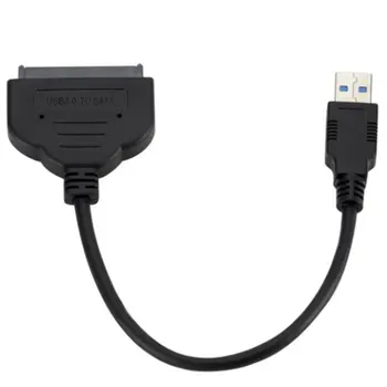 USB 3.0 2.5 SATA III 22 Pin Adapter Cable w/UASP - SATA į USB 3.0 Konverteris, skirtas Išorės SSD/HDD Kietojo disko Disko