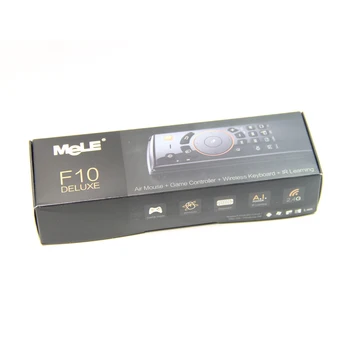 Nemokamai DHL 20 vnt MeLe F10 Deluxe 2.4 GHz, Belaidis Žaidimų Nuotolinio Klaviatūros Valdiklis Oro Pelės Smart Android Tv Boxs Mini Pc