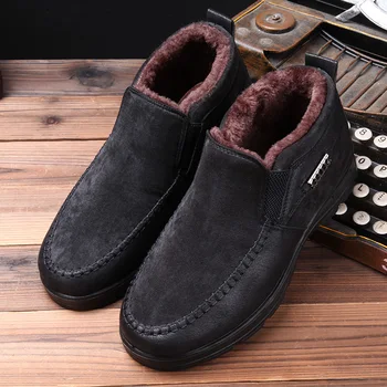 žieminiai batai vyrams žiemos batai, šilta pliušinis kailis Vyrų sniego batai Batai vyriški žieminiai batai bota masculina botas hombre 202