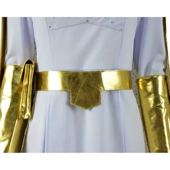 Cossky Žvaigždės Cosplay Kostiumų Annie Sausio Balta Suknelė Moterims Mūšis Kostiumas Supermeno Kostiumas