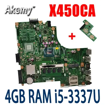 90MB0270-R0A000 Plokštę Už Asus X450CC X450CA A450C X450C X452E X450E X452C Nešiojamas Mianboard w/ i5-CPU, 4GB atminties