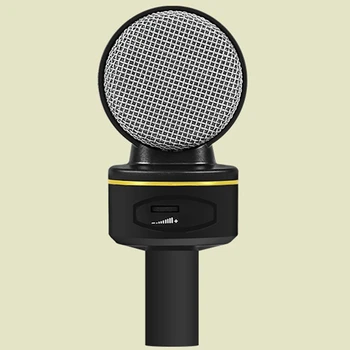 Kondensatoriaus Įrašymas Mikrofonas su Stovu Mikrofonas PC Mobiliojo Telefono Gyventi Dainavimo Baras, Karaoke Nešiojamas kompiuteris