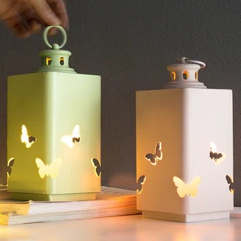 Kūrybos Paprasta Žvakių Laikikliai Šiuolaikinės Kabo Metalo Žibintai Marokas Romantiška Žvakidės Kabinti Žibintų Namų Dekoro 2020 II50ZT