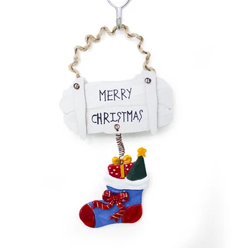 Kalėdų Dervos Dažytos Pakabukas Mini Mediniai Pasirašyti Kalėdų Eglutės Kabinti Ornamentu Kalėdų Atostogų Šalis Dekoro Amatai
