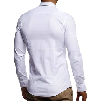 Naujas Produktas Vyrų Gryna Spalva Sujungimas Ilgomis Rankovėmis Marškinėliai Mados Ilgomis Rankovėmis Palaidinė Viršų Mados Stilius, Mada