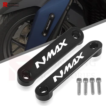 Už YAMAHA NMAX N-MAX N MAX 155 2017-2018 Motociklo Priedai CNC Priekinės Ašies Coper Plokštė Dekoratyvinis Dangtelis NMAX 155 Su logo