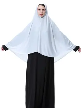Musulmonų Ilgai Hijab Veidą Padengti Arabų Niqab Burqa Kepuraitė Islamo Khimar Sagtis Šalikas Jilbab Malda Drabužiai Skara Abaja Ramadanas Naujas