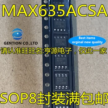 10vnt MAX635ACSA MAX635AESA MAX635 SOP8 Įtampos reguliavimo jungikliu, reguliatorius chip sandėlyje nauji ir originalūs