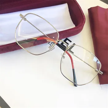 MS 2020 m. Kovos su Mėlynos šviesos Spindulių Kompiuterio Akinių Spinduliuotės atsparus Skaidrus, akiniai rėmeliai Unisex Plokščias veidrodis Akiniai
