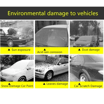 Automobilių priedai, automobilių sidabro didelis S, M, XL, 2XL vandeniui padengti palapinė kruša visą saulės anti-UV apsauga nuo dulkių lietaus Changan Eado