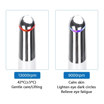 2 in 1 Veido, Akių Massager LED Šviesos RF EMS Vibracijos Veido Masažas Kėlimo raukšlių Reljefiniai Tamsiai Ratą Valiklis Eye Roller