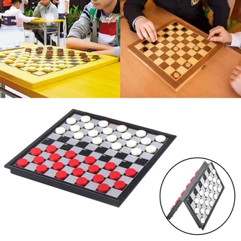 Tarptautinės Šachmatų Rinkinį Suaugusiems Magnetiniai Veidrodėliai Nardai Šaškių Vaikams, Žaislas, Travel Dovanų Stalo Žaidimas, Pramogų Patalpų Ir Lauko