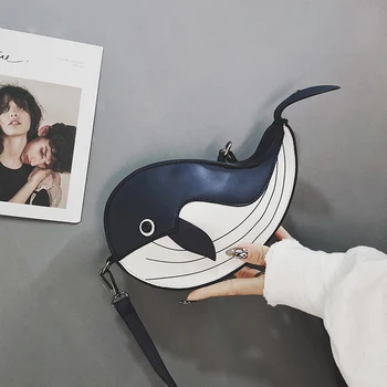 Shangxin mažas maišelis moterų 2020 naujas mados Mini mielas banginis tiaodi krepšys Vieno Peties Maišas Mergina mažas krepšys