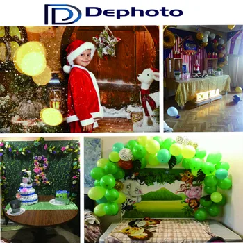 Dephoto Fotografijos Foną, Kalėdų Medis, Mediena, Sienos Sniego Žiemos Fone Photobooth Photocall Foto Studija Prop
