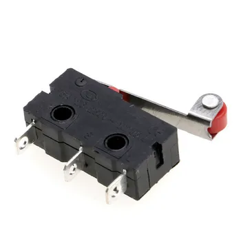 Micro Roller Svirties petys Atidaryti Uždaryti ribinis Jungiklis KW12-3 polichlorintų bifenilų (PCB) Mikrojungiklis Įrankių Dalys Didmeninė 5vnt/Set
