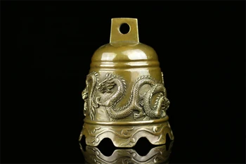 KARŠTO PARDAVIMUI, NAMŲ kiemo į VIRŠŲ Talismanas # Exorcisms miesto curtilage sėkmės Bronzos dragon bell FENG SHUI Žalvario statula