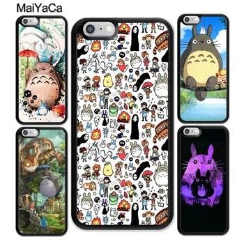 MaiYaCa Mano Kaimynas Totoro Stilius Atveju iphone, 12 mini Pro 11 Max X XR XS MAX SE 2020 6S 7 8 Plius 5S Galinį Dangtelį Shell