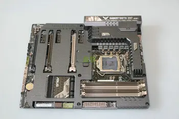 Asus SABERTOOTH Z97 ŽENKLAS 1 Darbastalio Plokštė Z97 Socket LGA 1150 i7 i5, i3 DDR3 32G SATA3 ATX nemokamas pristatymas
