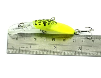 5vnt 4g/7cm Vabzdžių Žvejybos Masalas Viršų Vandens Roko Mažai Riebalų Plastiko Modeliavimas jaukų Minnow blizgančiais nepastovi žmogus Žūklės Reikmenys(MI063)