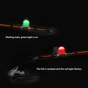 Mini LED Šviesos Automatiškai Indukcijos Žvejybos Signalą Lazdele Patarimas Karpis Naktį Žvejybos Šviesos Auto Pripažinimo Bite Signalizacijos