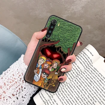 Mielas Animacinių filmų Scooby Doo Šuo Telefoną Atveju Xiaomi Redmi Pastaba 7 8 8T 9 9S 4X 7, 7A 9A K30 Pro Ultra black Vandeniui Minkštas Coque