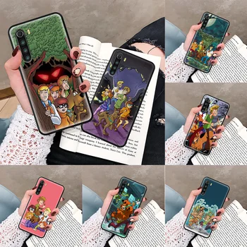 Mielas Animacinių filmų Scooby Doo Šuo Telefoną Atveju Xiaomi Redmi Pastaba 7 8 8T 9 9S 4X 7, 7A 9A K30 Pro Ultra black Vandeniui Minkštas Coque