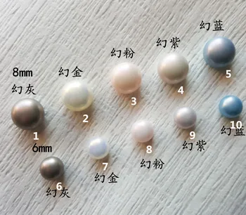 10vnt/maišas 2017 Japonijos korėjiečių Naujas 3D Nail Art Deco Nagų Aksesuaras Kawaii Duona perlas 