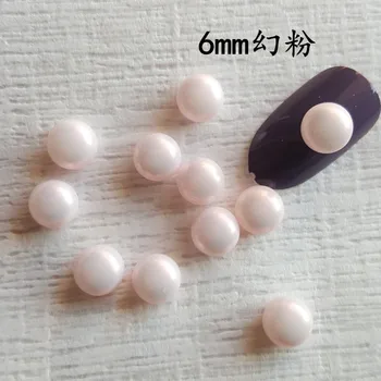 10vnt/maišas 2017 Japonijos korėjiečių Naujas 3D Nail Art Deco Nagų Aksesuaras Kawaii Duona perlas 