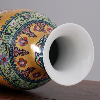 Keramikos vaza apdaila kambario gėlių vazos, vazos iš naujo Kinų stiliaus apdaila Namo Apdailą fazanas