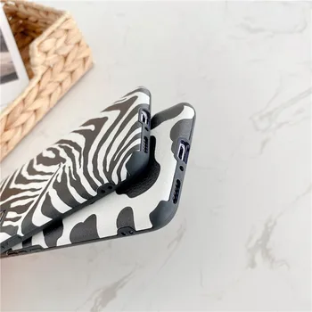 Paramos Zebras, Leopardas modelis mergaitė Silikoninis Telefono dėklas, Skirtas 