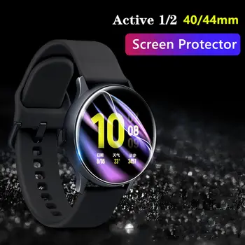 Minkštas Apsauginės plėvelės Samsung Galaxy žiūrėti aktyvios 2 Screen Protector 3D HD Ultra-plonas žiūrėti Active2 44mm 40mm Priedai