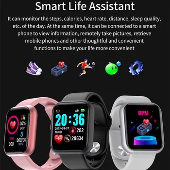 Mados Nerūdijančio Plieno Smart Watch Moterys Vyrai Elektronika Sporto Riešo Žiūrėti, Skirta 