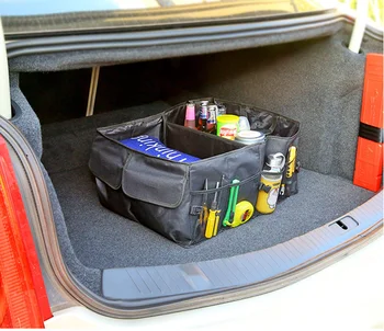 Automobilių Multi-Pocket Organizatorius Lankstymo Saugojimo Krepšys Valymas už Mazda 2 3 5 6 CX-3 CX-4 CX-5 CX5 CX-7 CX-9 Atenza Axela