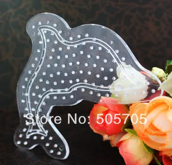 Nemokamas pristatymas SP08 delfinų pegboards modelius 5mm hama karoliukai perler karoliukai 