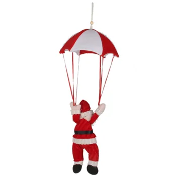 Kalėdų Santa Claus Parašiutu Pakabukas Namų Lubų Apdaila Sniego Naujųjų Metų Kabo Kalėdinė Dekoracija
