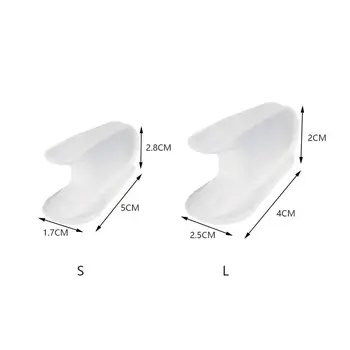 Silikono Kojų Separatorius Tarpiklis tiesinimo priemonė nykščio piršto Paramos korektorius kojų nykščio Guz prietaiso pėdų pagalvėlės big Foot valgus X5R4