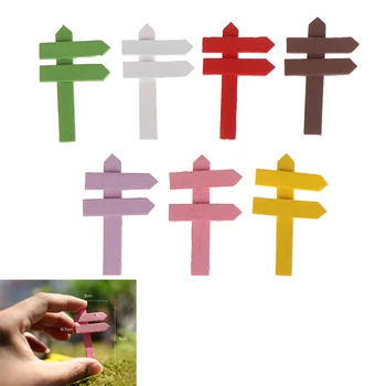 10VNT Mini Miniatiūrinės Medinės Tvoros Konsultavimo Amatų Sodo Dekoro Ornamentą Augalų Puodą Micro Kraštovaizdžio Bonsai 