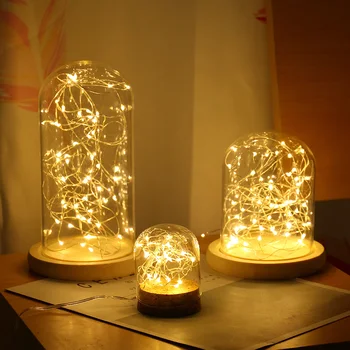 1-5M LED String Žibintai Varinės Vielos Pasakų žibintai Naktį Šviesos Kalėdinė Girlianda Kambario, Miegamojo, Vestuvių Patalpų Papuošimas Lempos