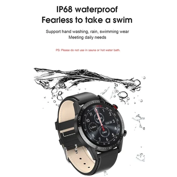 Smochm L13 Smart Watch Vyras, Moteris, Paramos Telefonu Dialer EKG PPG Širdies ritmo Priemonė Smartwatch Vandeniui IP68