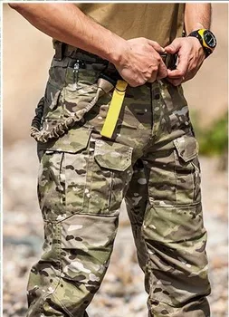 2021 Vandeniui Kamufliažas Tactical Kelnes Karo Žaidimas Krovinių Pants Mens Kelnės Kelnės Kariuomenės Karinių Active Pants