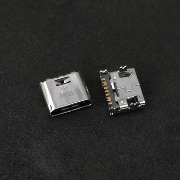 10vnt Samsung Galaxy Core Premjero G360 G361F Tab E T560 T561 Micro Mini USB lizdas kištukinis lizdas jungtis įkroviklio Įkrovimo lizdas