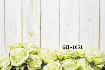 SHUOZHIKE Vinilo Custom, Fotografija Backdrops Prop Gėlių ir medžio Lentos Fotografijos Fone #0153