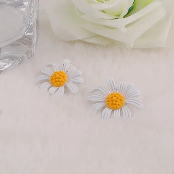 Chrysanthemum Auskarai Korėjos Papuošalai Mielas Gėlių Stud Auskarai Moterims 2020 Naujas Mados Saldus Auskarai