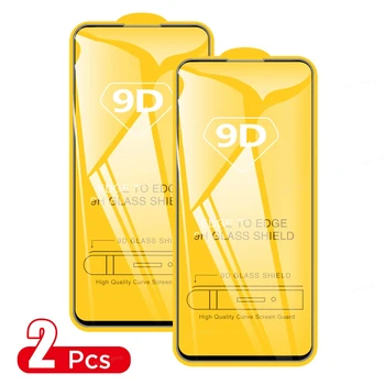 2VNT 9D screen Protector, stiklo xiaomi redmi 10x 5g poco X2 f2 pro k30 k20 pro visiškai padengti grūdinto stiklo redmi k30 k 30