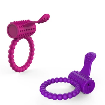 Saugaus Medicininio Silikono Vibracija Gaidys fiksavimo Žiedą Varpos Žiedai Clit Nedelsiant Ilgalaikis Laikas Vibratorius, Sekso žaisliukai vyrams Sekso Produktai